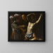 Saint Sébastien - Cecco del Caravaggio — gerahmtes Bild an der Wand