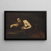 La Madeleine pénitente - Cecco del Caravaggio — gerahmtes Bild an der Wand