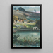Der Schleppkahn - Cecil Gordon Lawson — gerahmtes Bild an der Wand