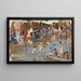 am Strand - Cecilio Pla — gerahmtes Bild an der Wand