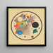 Kreis des Lichts - Wassily Kandinsky — gerahmtes Bild an der Wand