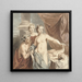Cérès, Vénus, Bacchus und ein schlafender Amor - Jacob de Wit — gerahmtes Bild an der Wand