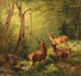 Hirsch im Sonnenlicht im Sonnenlicht - Franz Xaver von Pausinger — Ansicht des Kunstwerks