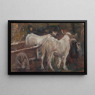 Cesare Ciani - Carro con buoi.webp