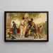 Die Weinlese in Pompeji - Cesare Dell'Acqua — gerahmtes Bild an der Wand