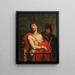 Voici l'homme - Cesare Ligari — gerahmtes Bild an der Wand