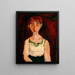 Kleine Mädchen - Chaïm Soutine — gerahmtes Bild an der Wand