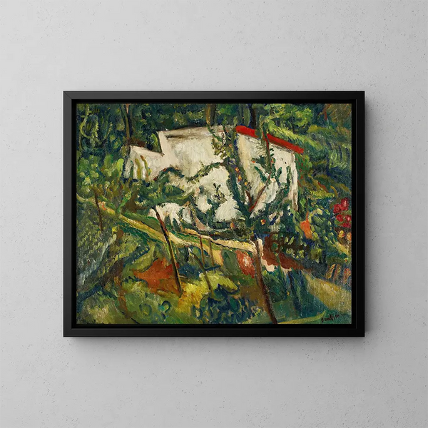 Haus von Clamart - Chaïm Soutine — gerahmtes Bild an der Wand