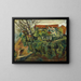Häuser in einer Landschaft - Chaïm Soutine — gerahmtes Bild an der Wand