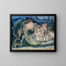 Vue de Cagnes - Chaïm Soutine — gerahmtes Bild an der Wand