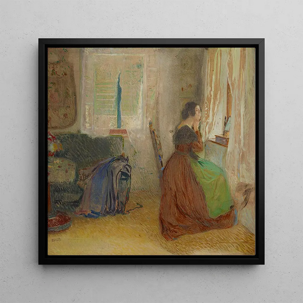 Chambre dans une vieille maison forestière - Sigmund Walter Hampel