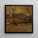 Schlafzimmer des Abgeordnetenhauses Nr. 1 - Frank Edwin Scott — gerahmtes Bild an der Wand