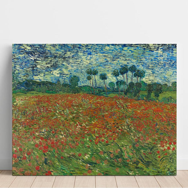 Reproduktion des Gemäldes Feld mit Mohnblumen - Vincent van Gogh