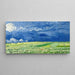 Reproduktion des Gemäldes Weizenfeld unter Regenhimmel - Vincent Van Gogh