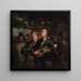 Chanteurs ambulants - Honor Daumier — gerahmtes Bild an der Wand