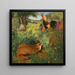 Chanticleer et le renard - William James Webbe — gerahmtes Bild an der Wand