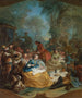 Jagdstopp - Charles André van Loo — Ansicht des Kunstwerks