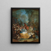 Jagdstopp - Charles André van Loo — gerahmtes Bild an der Wand
