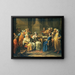 Der große Herrscher gibt seiner Geliebten ein Konzert - Charles André van Loo — gerahmtes Bild an der Wand
