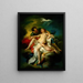 Mars und Venus - Charles André van Loo — gerahmtes Bild an der Wand
