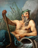 Gott des Flusses - Charles André van Loo — Ansicht des Kunstwerks