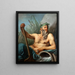 Gott des Flusses - Charles André van Loo — gerahmtes Bild an der Wand