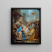L'Adoration des Mages - Charles André van Loo — gerahmtes Bild an der Wand