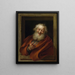 Démocrite fröhlich - Charles-Antoine Coypel — gerahmtes Bild an der Wand