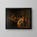 Die Bibel-Lektüre - Charles-Auguste Herb — gerahmtes Bild an der Wand