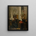 La Messe - Charles - Henri Pille — gerahmtes Bild an der Wand