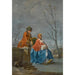 Reproduktion des Gemäldes Winter - Charles-Joseph Flipart