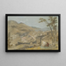 Marino et les collines albanaises - Charles-Joseph Natoire — gerahmtes Bild an der Wand