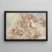 Venus mit Amor und Putti - Charles-Joseph Natoire — gerahmtes Bild an der Wand