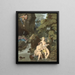 Die Schelme Die Scherzbolde - Charles-Melchior Descourtis — gerahmtes Bild an der Wand