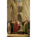Saint Louis bei der Wiederherstellung der Gräber seiner Vorgängerkönige im Chor der Kirche Saint-Denis um 1231 - Charles-Paul Landon