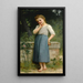 Junge Frau mit Kirschen - Charles Amable Lenoir — gerahmtes Bild an der Wand