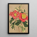 Reproduktion des Gemäldes Camellia japonica sesanqua - Charles Antoine Lemaire