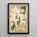 Cattleya amethystoglossa - Charles Antoine Lemaire — gerahmtes Bild an der Wand