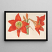 Hippeastrum Amaryllis pyrrochroum - Charles Antoine Lemaire — gerahmtes Bild an der Wand