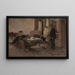 Trop tard - Charles Arthur Fries — gerahmtes Bild an der Wand