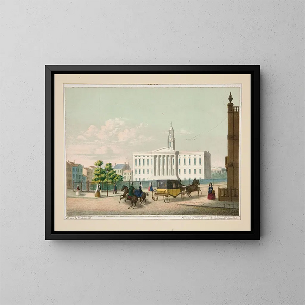 Hôtel de ville de Brooklyn - Charles Autenrieth — gerahmtes Bild an der Wand