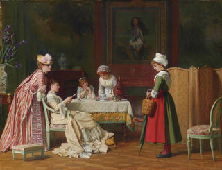 Ein Empfehlungsschreiben - Charles Baugniet — Ansicht des Kunstwerks