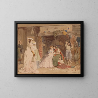 Charles Baugniet - The Card Reader.webp