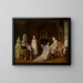 La guirlande de fleurs - Charles Baugniet — gerahmtes Bild an der Wand