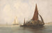 Chaland à foin sur une mer calme - Charles Bentley — Ansicht des Kunstwerks