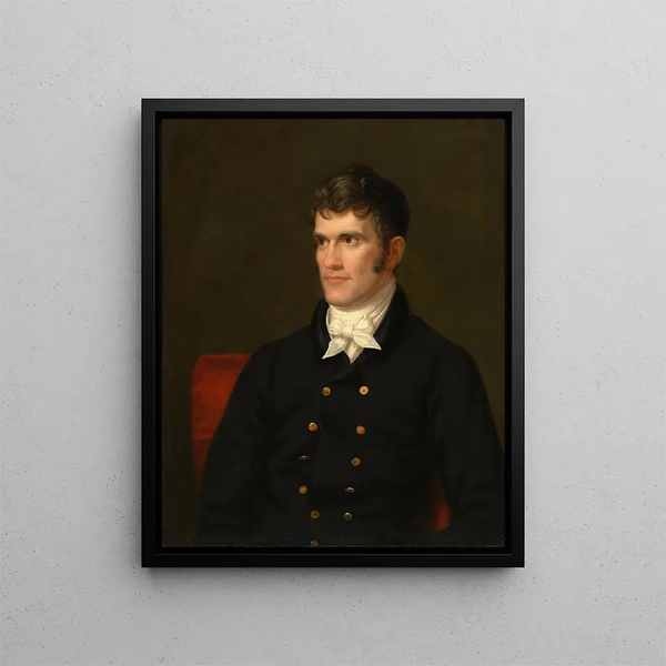 John C. Calhoun - Charles Bird King — gerahmtes Bild an der Wand
