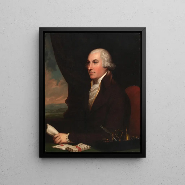 Joshua Johnson - Charles Bird King — gerahmtes Bild an der Wand