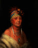 Shaumonekusse Prairie Wolf Oto - Charles Bird King — Ansicht des Kunstwerks