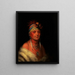 Shaumonekusse Prairie Wolf Oto - Charles Bird King — gerahmtes Bild an der Wand