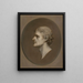 Thomas Jefferson - Charles Bird King — gerahmtes Bild an der Wand